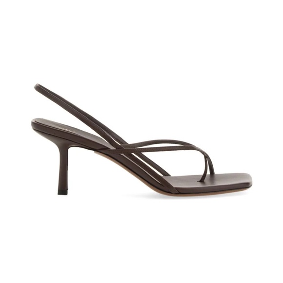 NEOUS Shamali chocolate slingback heels size 37 - Picture 1 of 7